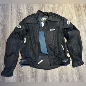 NWOT Men’s Joe Rocket Mesh Motorcycle Black Jacket S